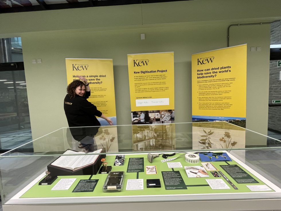 Happy host inside the Botanical garden